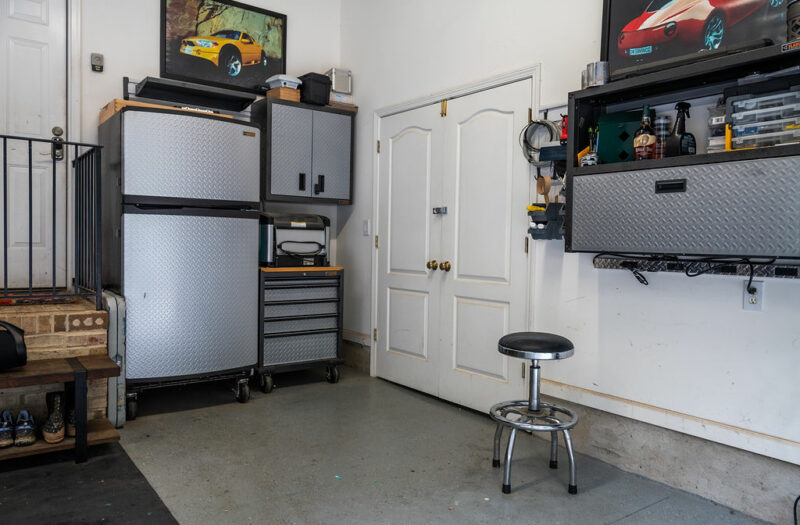 Garage with storage